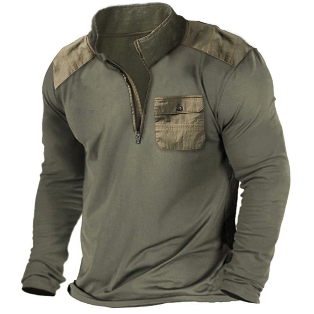 NWOT Army shiny green long sleeve